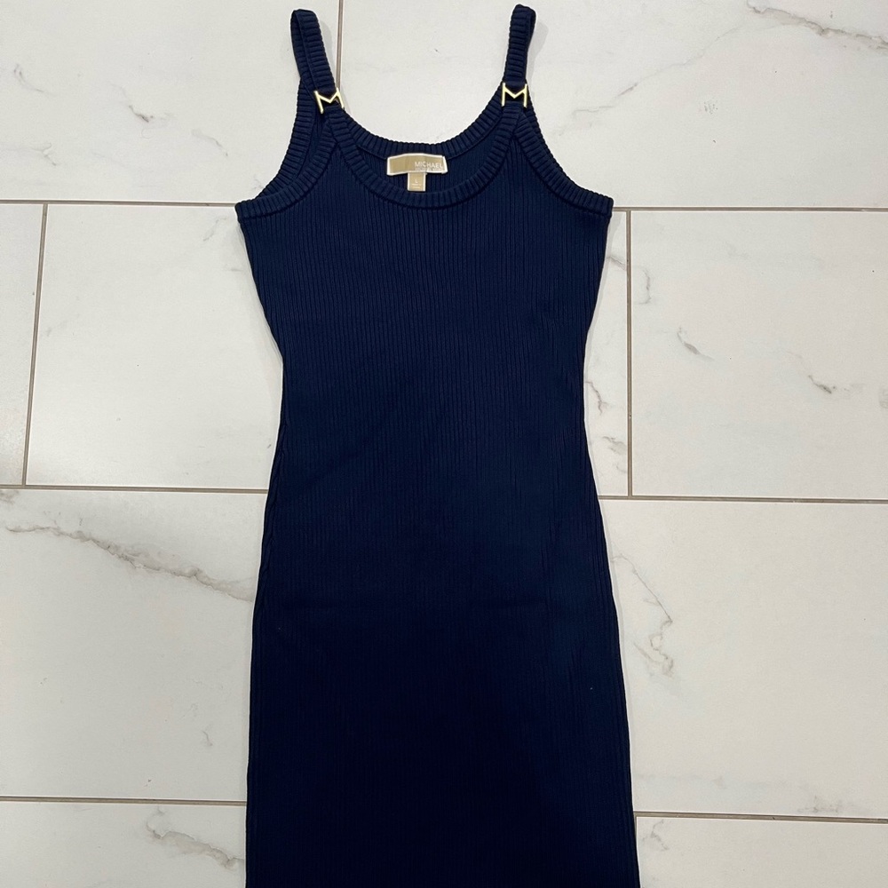 Michael Kors Ribbed Knit Midi Dress $59 NWOT